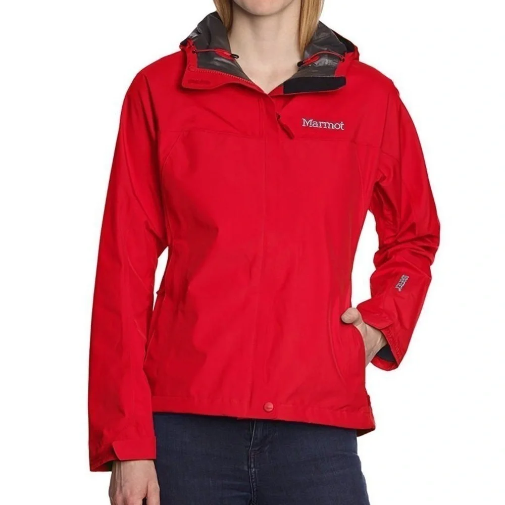 Red Orange Women's Marmot Minimalist Jacket Size XS